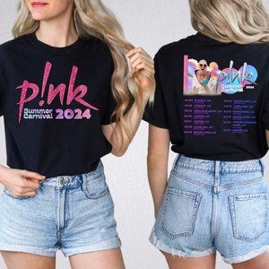 P!nk Summer Carnival 2024, Trustfall Album Tee, Pink Singer Tour, Music Festival